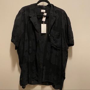 Wilfred Atticus Button-Up - Black - NWT
